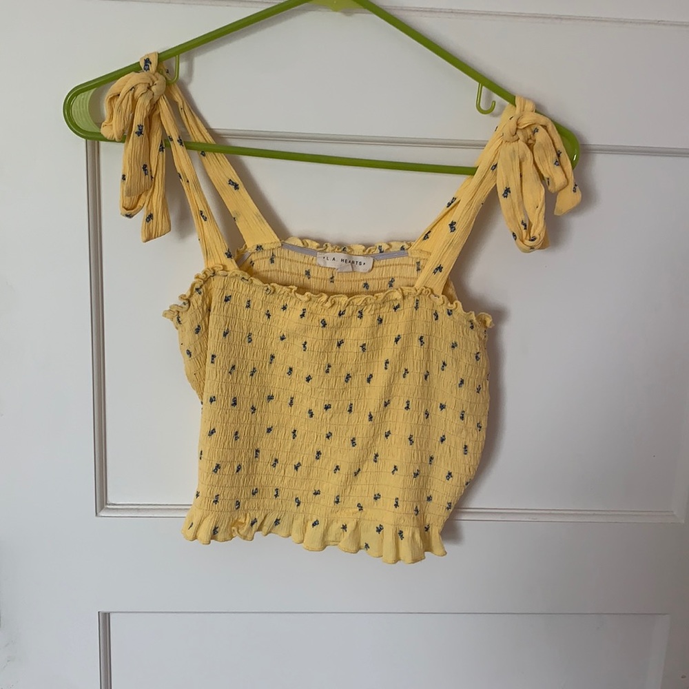 Yellow tank top